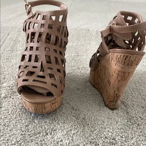 Charles By Charles David Tan Wedge Shoes